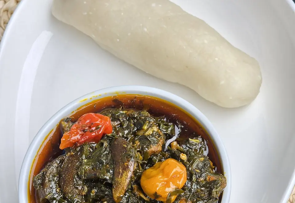 Eru & water fufu