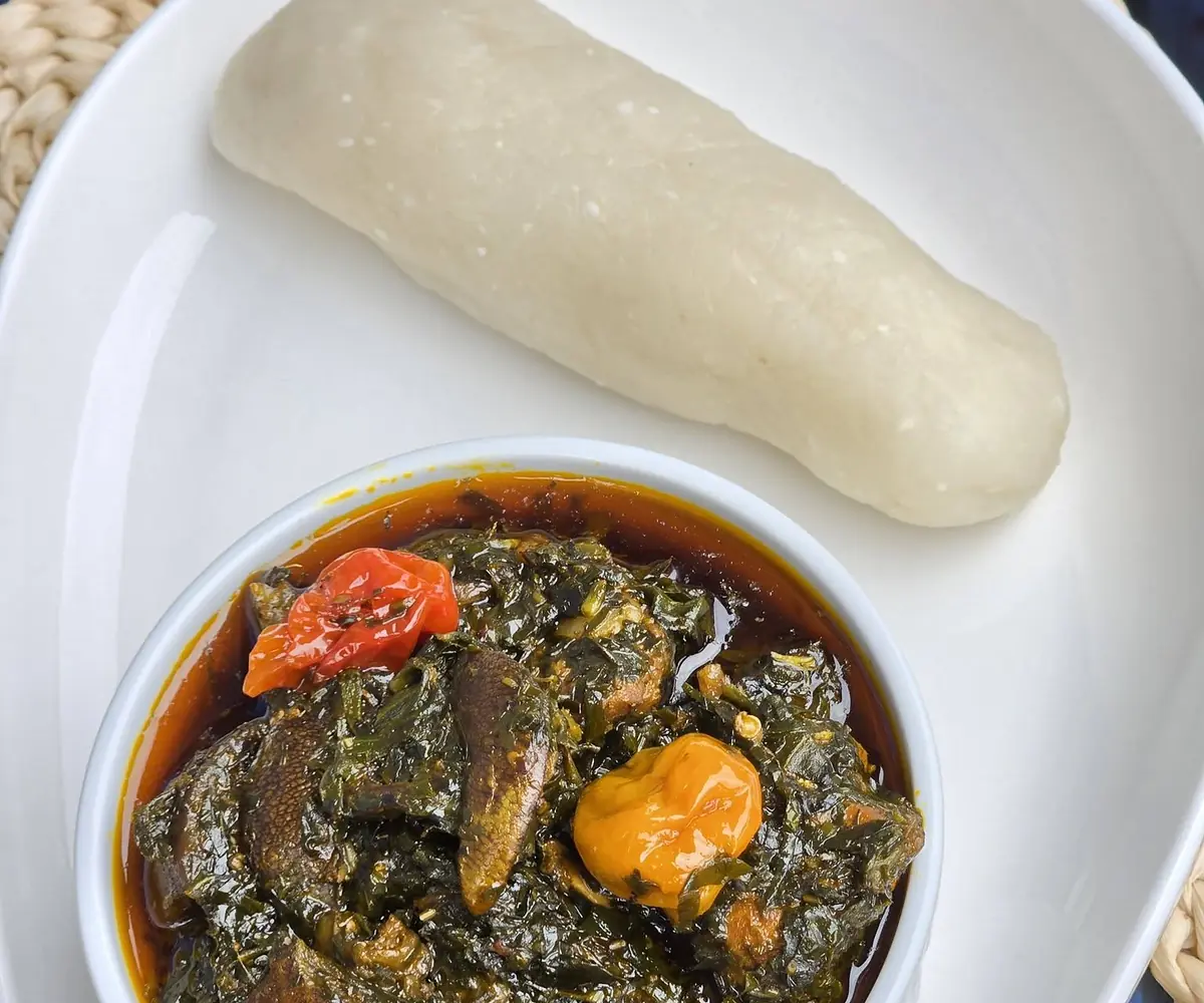 Eru & water fufu