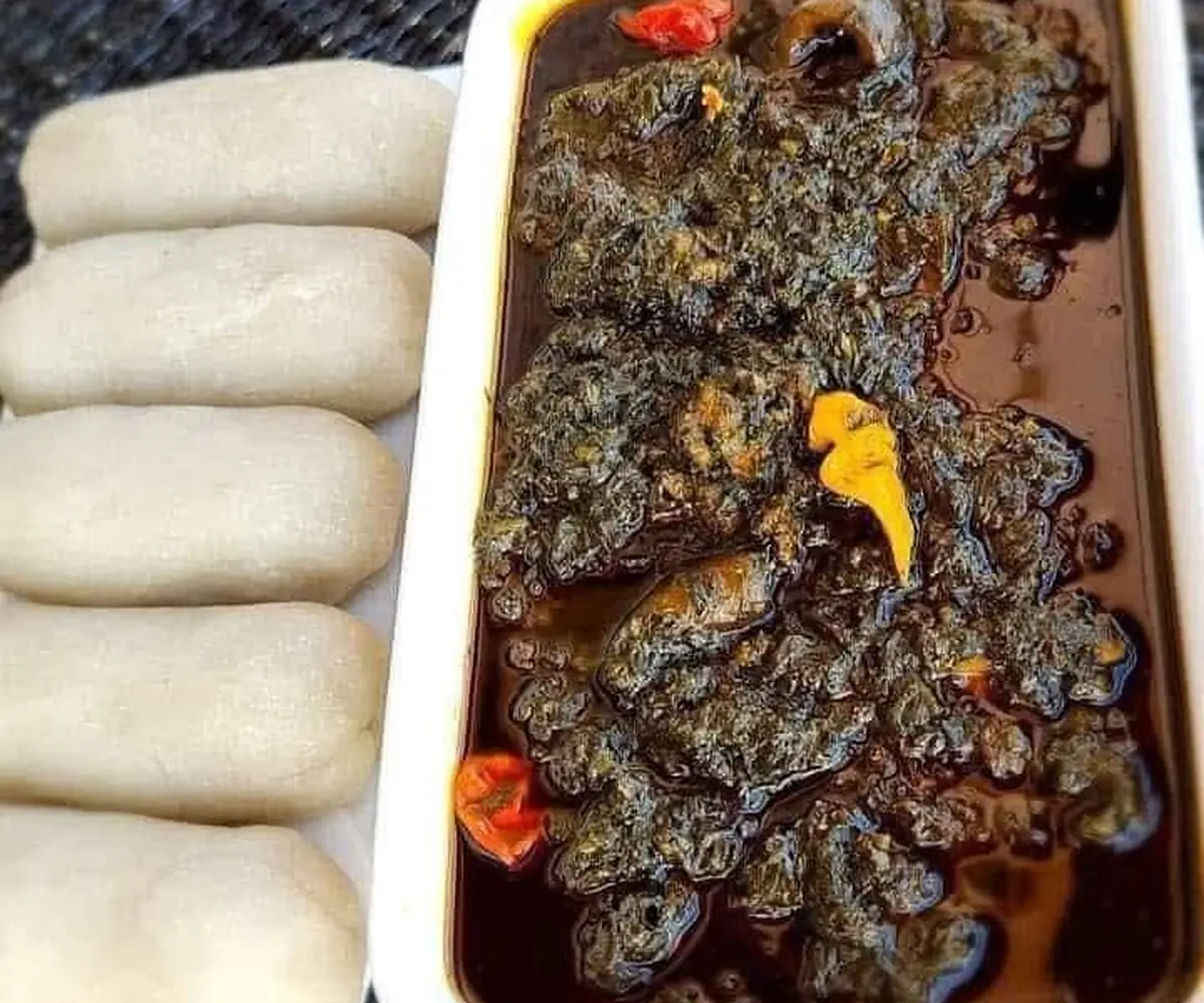 Eru & water fufu